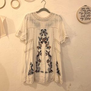 Free People Embroidered Dress